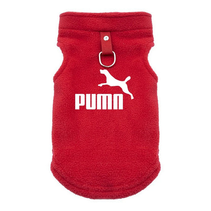 Dog Clothes harness vest Small Soft Fleece Coats Autumn Winter Warm Dogs Pets Clothing Brand Pullover