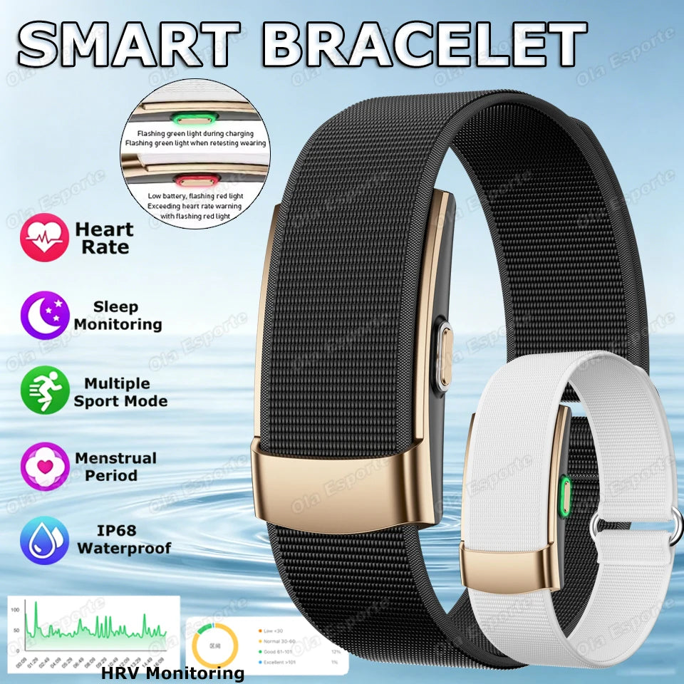 2026 Health Smart Bracelet Heart Rate Blood Oxygen Monitor Pedometer Sport Fitness Electronic Bracelet Men Women Smartwatch Hw12