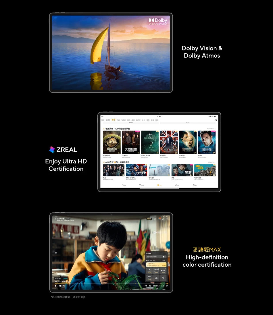 New Lenovo Xiaoxin Pro 13 AI Tablet 13'' 3.5K 144Hz Diplay Original CN version 10200mAh  Snapdragon 8s Gen 4 CPU WIFI 7 Pad PC