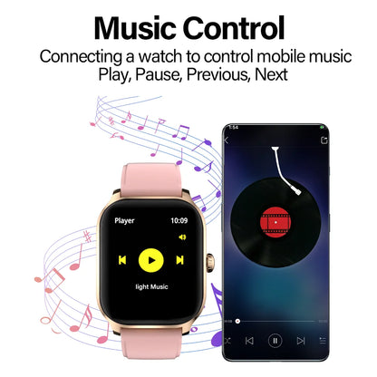 LAXASFIT H9 Smart Watch Men Women Sports Fitness Tracker 2.01 inch HD Screen Bluetooth Talking Smart Watch For Android IOS