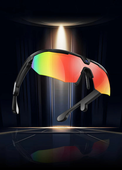 AI Smart Glasses with Camera  with built-in storage (no SD card required)deal for outdoor sports such as cycling skiing baseball