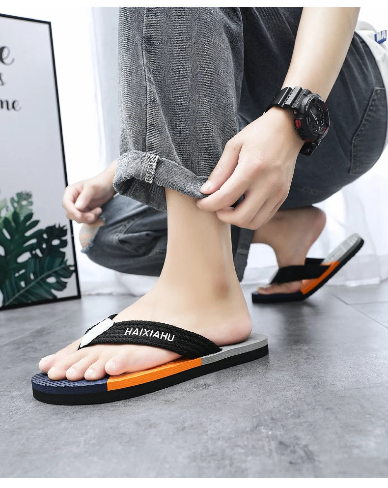 Men's Summer Flip Flops EVA Non Slip Slippers Soft High Quality Sandals Beach Indoor Slides Ultralight Fashion Orginal Shoes