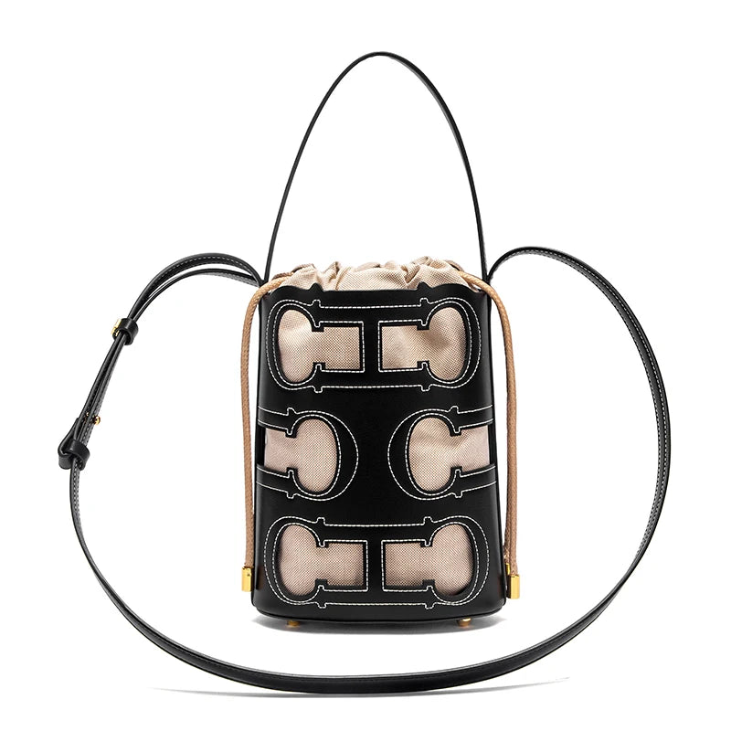 CHCH Women's Shoulder Bag 2026 Spring Hollow Design Handbag High Quality Detachable Shoulder Strap16.5*10*22.5cm