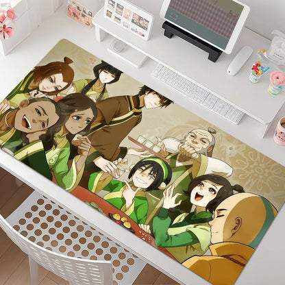 Cartoon A-Avatar adventure Mouse Pad Square Office Gaming Desk Mat Waterproof Non-Slip Rubber Decorative