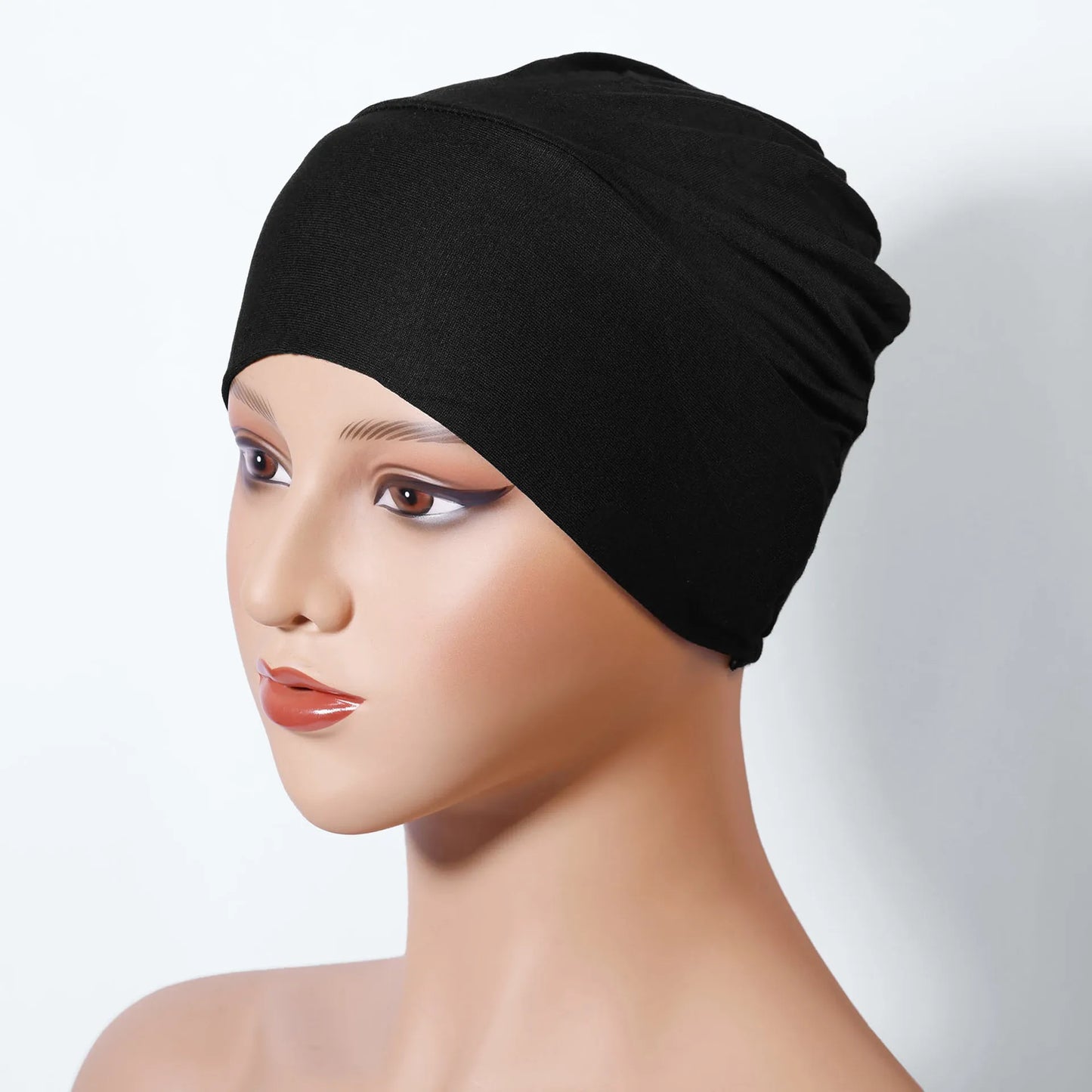 Women's Hijabs Sport Modal Islamic Black Undercap Muslim Abaya Hijabs Abayas Jersey Turbans Turban Instant Head Wrap Women Cap