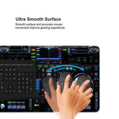 Radio Dj Large Professional Game Mouse Pad Keyboard Gamer Office Accessories Desk Mat Anime XXL Anti-Slip Desktop Mat Floor Mats