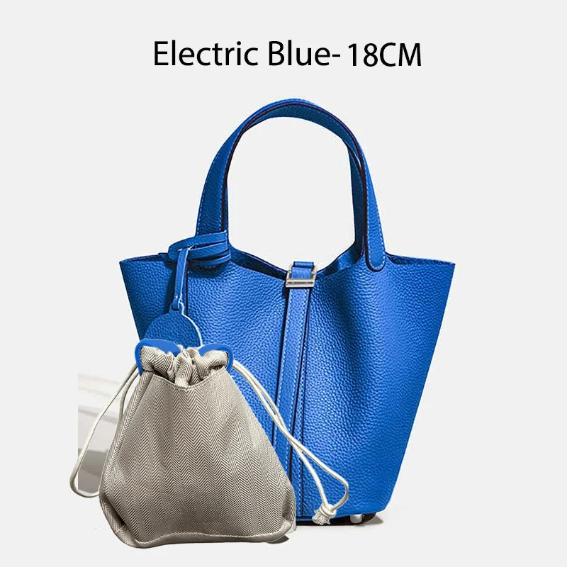 Women Bags Handbags Bucket Bag 18/22 Big Small Fashion Tote Bag Genuine Leather Luxury Quality Designers Lady Hand Bags