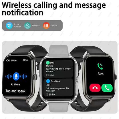 2026 new ultra-thin outdoor sports smartwatch, wirelesscommunication,suitable for men's and women'ssports,stepcounting,best gift