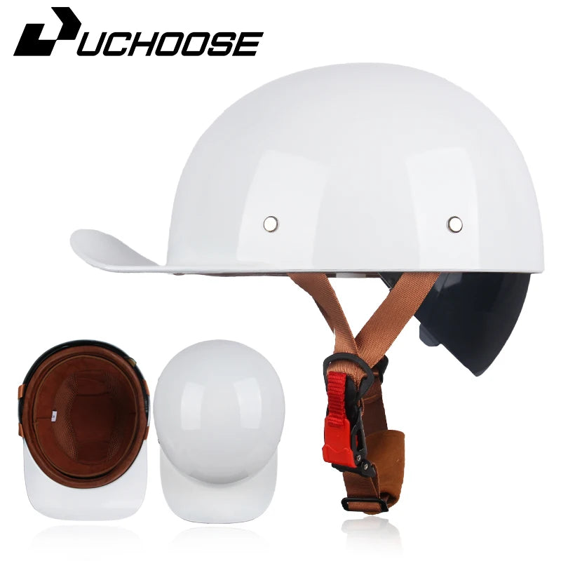 Vintage personalized men's and women's baseball caps motorcycle helmets ladybug helmets electric car baseball caps, half helmets