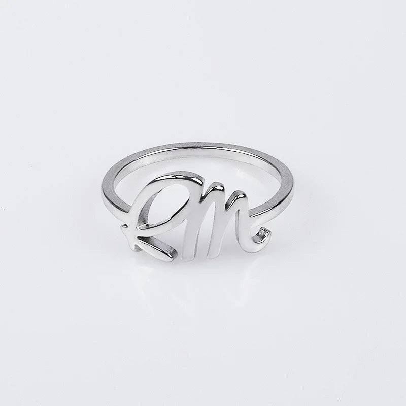 Kpop Group Members SUGA V J HOPE RM JIMIN Rings For Women Size 8# Anillos Mujer