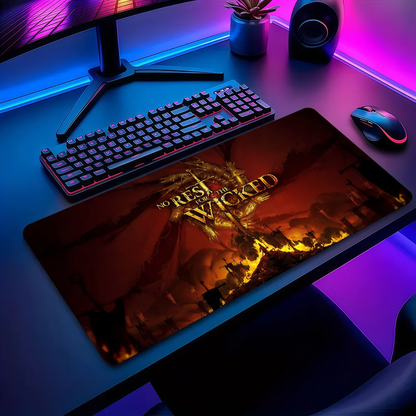No R-Rest for the W-Wicked Mouse Pad Non-slip Thickened MousePad Large Writing Lockedge Office Student Gaming Cushion