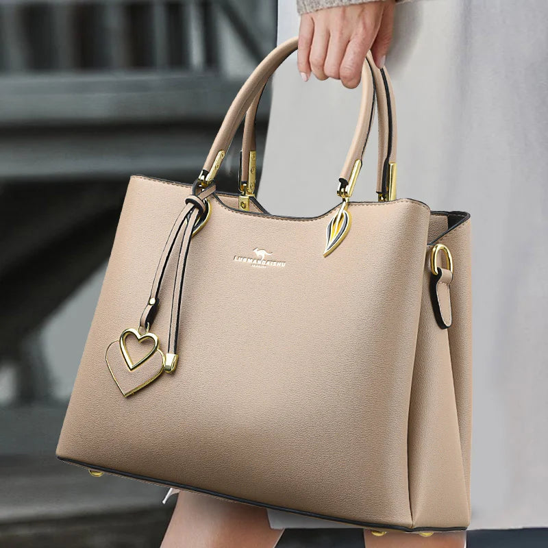 2023 Luxury Women Designer  Shoulder Crossbody  Fashion Ladies Large Capacity Leather Handbag Shopper Brand Messenger Totes