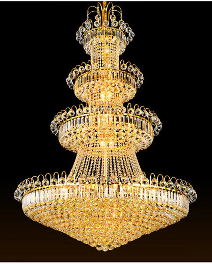Luxury Crystal Chandeliers Villa Loft Living Room Decorate Lighting Chandelier Ceiling Lights Hotel Pendant Light Indoor Fixture