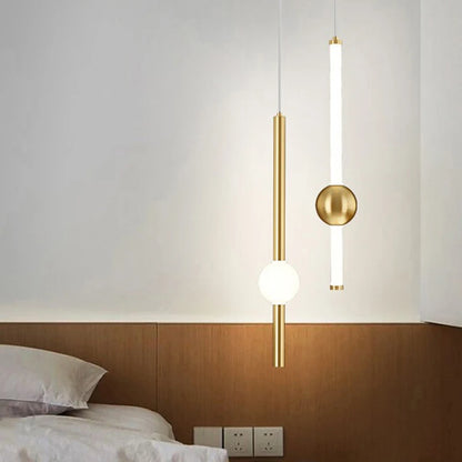 1pc Modern Home Decor LED Lights Bedroom Lamp Bedside Pendant Light Lamps LED Chandeliers Hanging Light Indoor Lighting