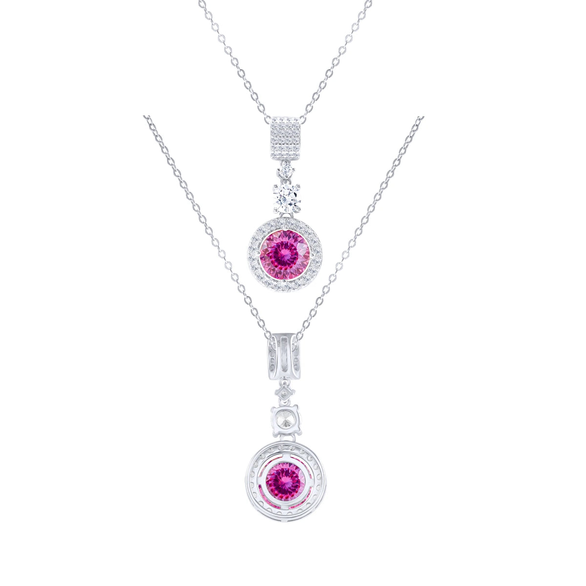 TY 5CT DColor Moissanite 925 Sterling Silver Pendant Necklace Fine Jewelry Necklace Women Fashion Accessories For Party Wedding