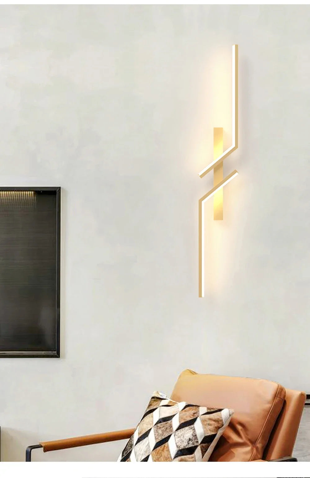 LED Wall Lamp Modern Minimalist Strip Wall Decor Lights Lighting For Bedroom Bedside Living Room TV Sofa Lobby Background Decor