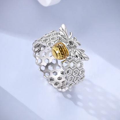 LAZA 925 Sterling Silver Colorful Rings Sparking Zirconium Bowknot Moon Sun Original Ring For Women Anniversary Wedding Gifts