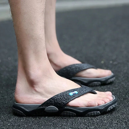 Mens Slippers Lightweight Sandals Summer Flip Flops Breathable Beach Shoes Sandals Men Luxury Flip Flops Breathable Men Slides
