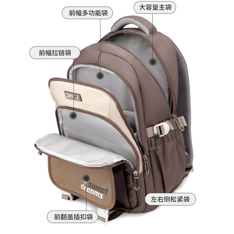 2025 Waterproof Girl Backpack Children School Bags for Kids Book Bag Children New School Backpack Girls mochila infantil escolar