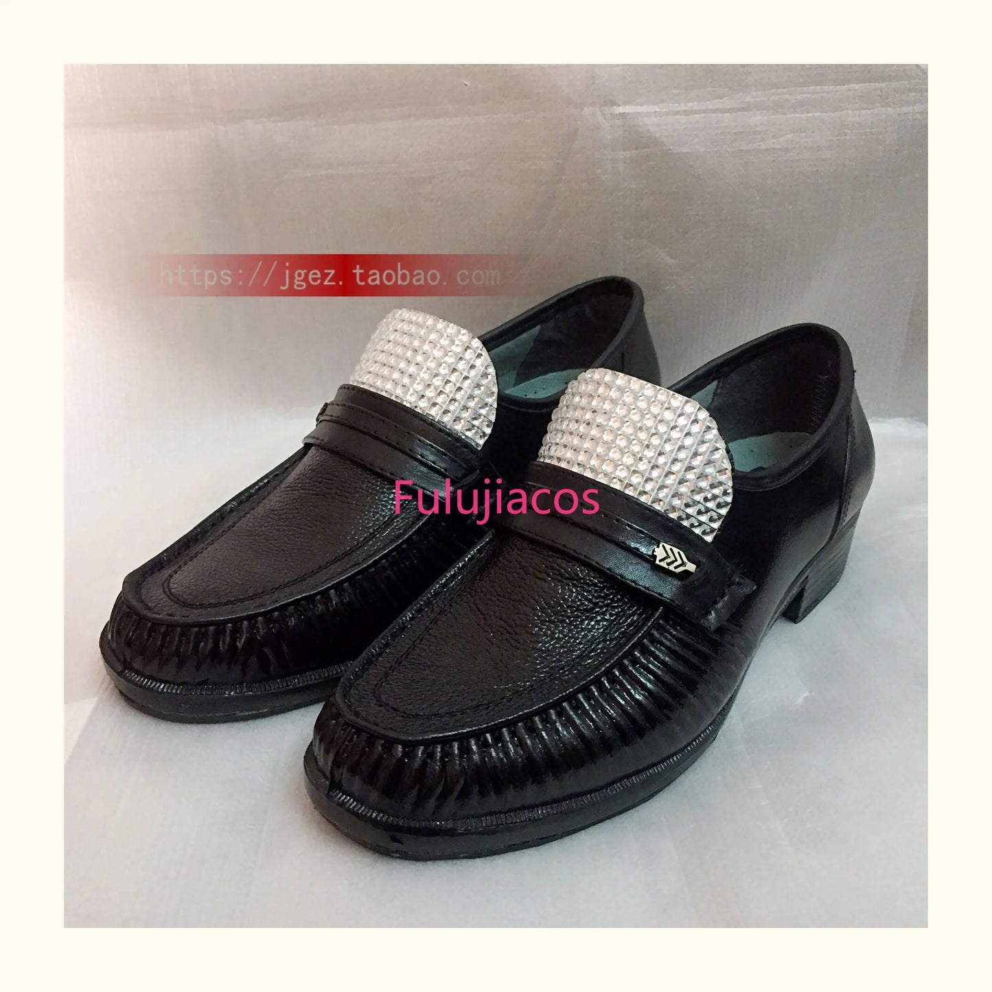 Fulujiacos Michael Classic Leather Shoes Sole Easy Moonwalk Tap Dancer