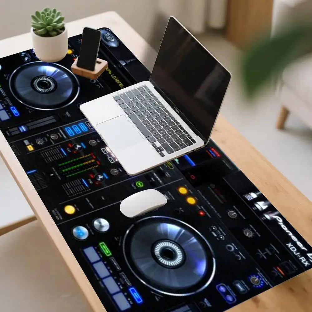 DJ Music Mixer Mousepad Desk Accessories Desk Mat Gaming Mats Desk Decorating Supplies Mouse Pad Long Pad Office Decor Carpet