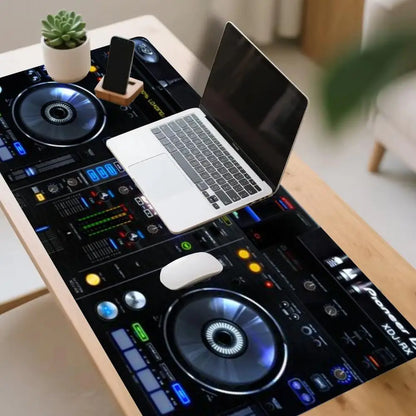 DJ Music Mixer Mousepad Desk Accessories Desk Mat Gaming Mats Desk Decorating Supplies Mouse Pad Long Pad Office Decor Carpet