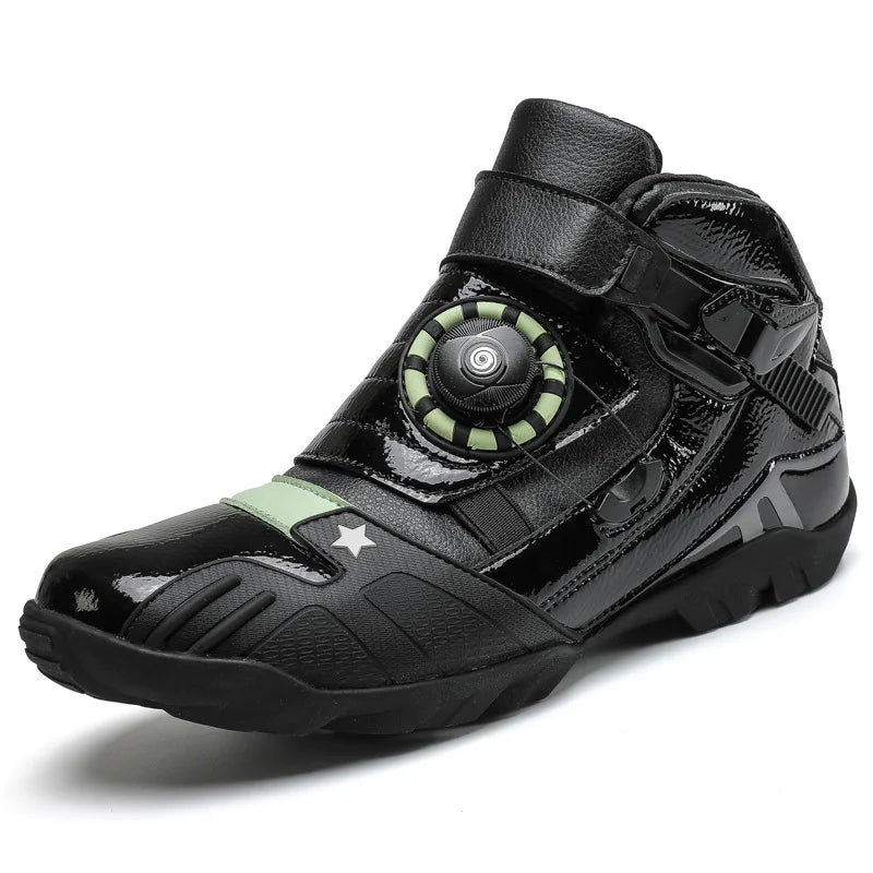 Motorcycle New Knob Adjustment Design Anti-fall Protective Boots Wear Protection Windproof Waterproof Anti-slip New Model