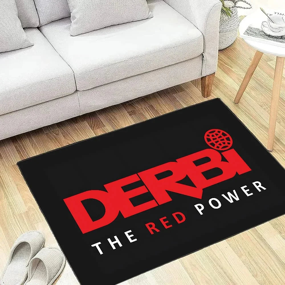 DERBIS Motorcycle Floor Mats Carpet Bedroom Decor Bedside Soft Carpets Home Living Room Anti-slip Rugs Lounge Area Rug Doormat