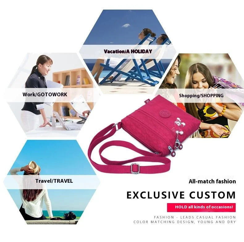 Tegaote Women Messenger Bag Nylon Women Shoulder Crossbody Bags Female Fashion Ladies Handbags School Bag Sac à Main Purse Bolsa