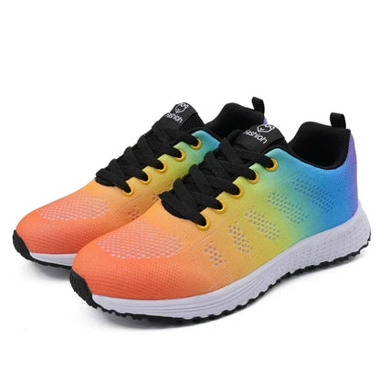 Women Shoes Luxury Brand Casuall Sneakers Shoe Summer Woman Running Shoe Breathable Comfortable Fashion Walking Lace Up Sneakers