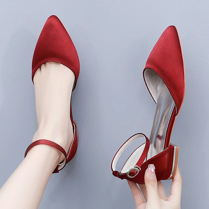 Crystal Queen Women Sandals Ladies Sexy Shoes Female Flats Point Toe Summer Shoes Casual Party Dress Flat