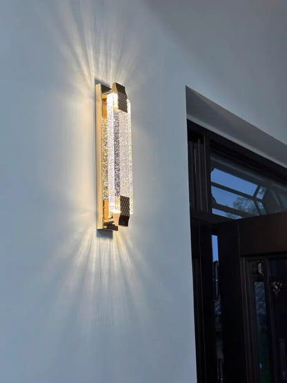 Modern Luxury Crystal Wall Lamp Bedroom Bedside Corridor Stairway Hallway Restaurant Kitchen Background Wall Led Light Sconce