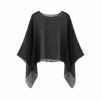 Multicolor Sun Protection Shawl Chiffon Thin Air-conditioned Sweater Travel Photography Vacation Trendy Scarf Summer Season