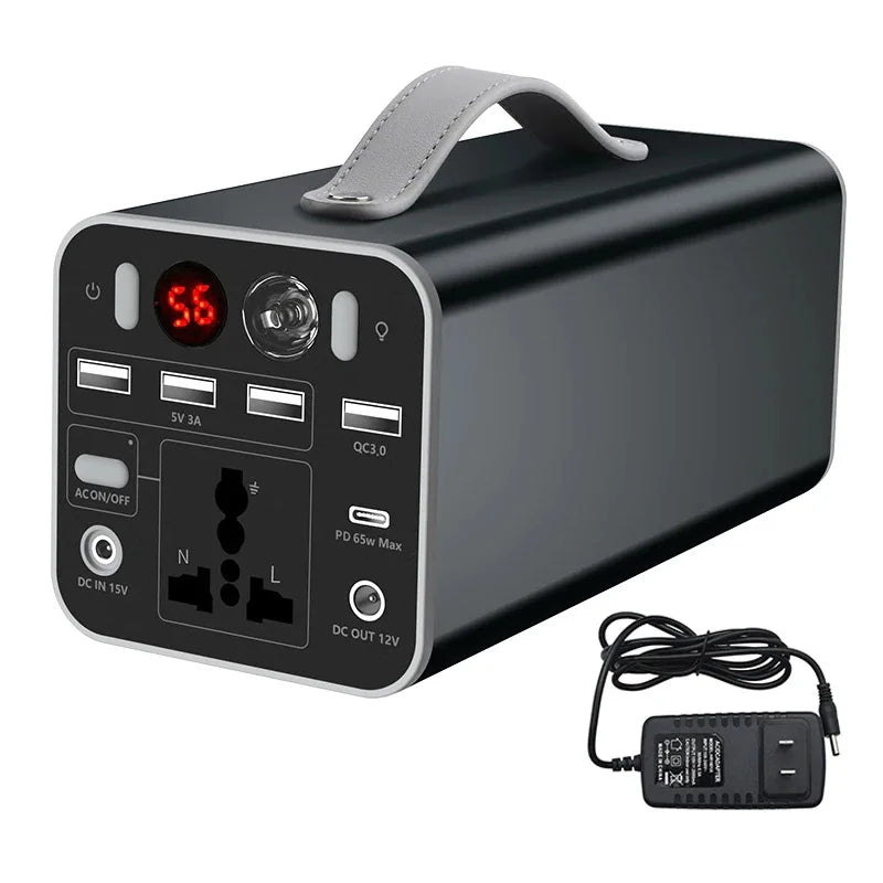 150W 45000mAh 110V/220V Portable Power Station Generator Battery AC DC output Outdoor Charger Emergency Power Supply Power Bank