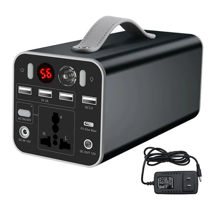 150W 45000mAh 110V/220V Portable Power Station Generator Battery AC DC output Outdoor Charger Emergency Power Supply Power Bank