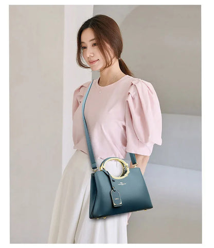 3 Layer Large Capacity Tote Bag Luxury Handbags Women Bags Designer Shoulder Bag High Quality Soft Leather Purses and Handbags