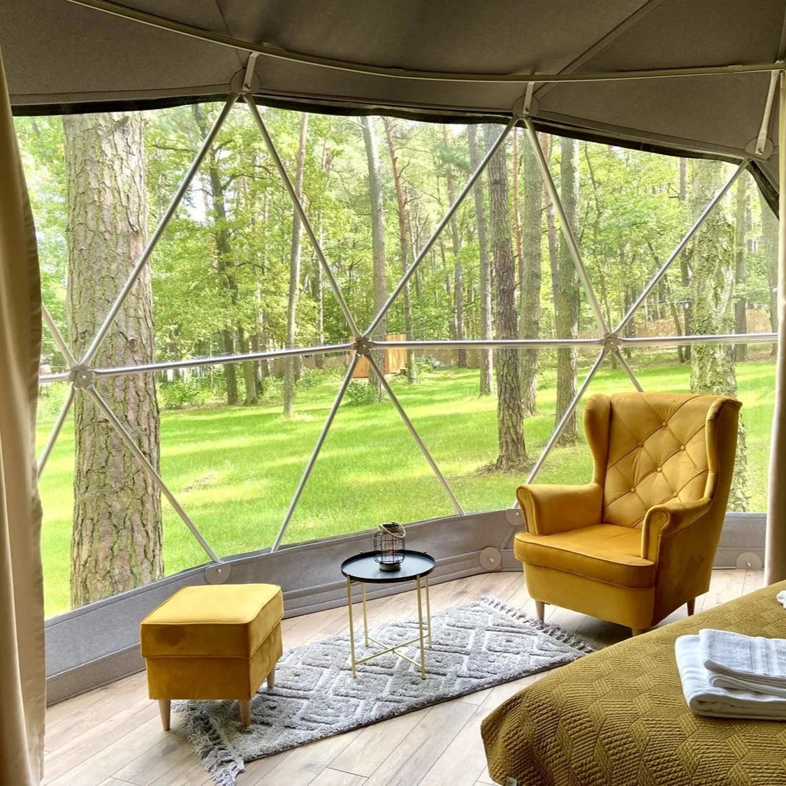 Luxury Geodesic Dome Tent for Boutique Resort Hotel Glamping Accommodation Custom Outdoor Living Space Eco Tourism Solution