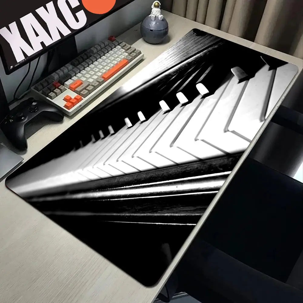 Trend Vintage Music Notes Piano Gaming Mouse Pad PC Laptop Gamer Mousepad Anime Antislip Mat Keyboard Desk Mat For Overwatch