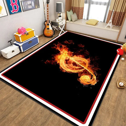 Vintage Sound Absorbing Stage Carpet Mat Rugs for Soundproofing Bass Drums Snare Electronic Jazz Musical Floo