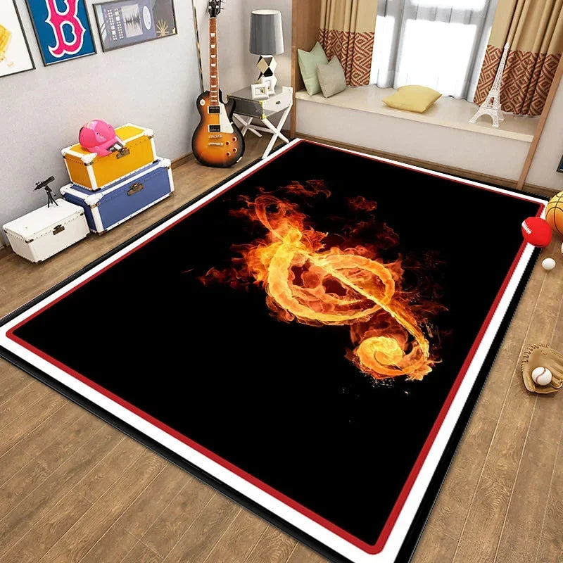 Vintage Sound Absorbing Stage Carpet Mat Rugs for Soundproofing Bass Drums Snare Electronic Jazz Musical Floo