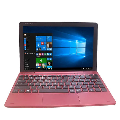 Portable 10.1'' 2-in-1 Laptop 2GB DDR RAM 32GB ROM 64bit Windows 10 Z8350 Quad Core Tablet with Detachable Keyboard 1280x800IPS