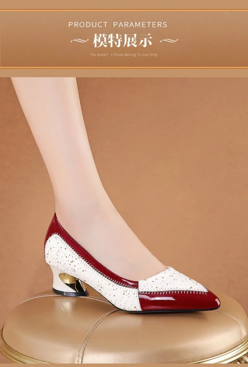 Women's Pointed Toe High Heels Fashion Business Dress Shoes for Woman Luxury Wedding Shoe Designer Shoes Zapatos Mujer
