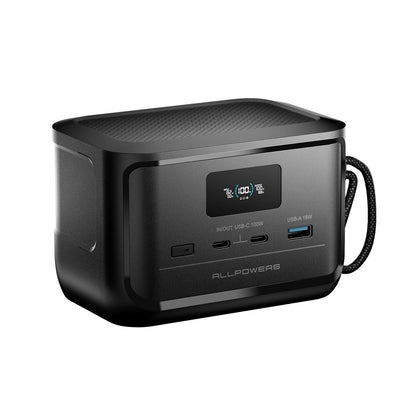 ALLPOWERS 31000mAh SOLAX P100 Portable Power Station 99.2wh Solar Generator with USB Output, LiFePO4 Battery for Camping Home RV