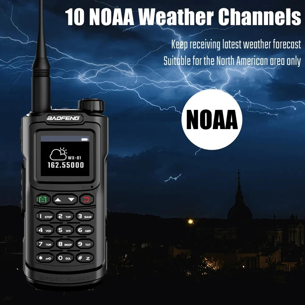 Baofeng Walkie Talkie UV-G30 Pro V1 10W Four Bands Long Range Portable Ham Radios Copy Frequency Waterproof 2-Way Radio Ham 2026