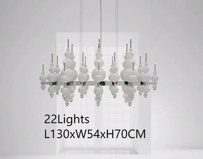 Modern Black Pendant Chandelier Lights For Dining Room Kitchen Living Room Bedroom Creative White Ceiling Chandelier