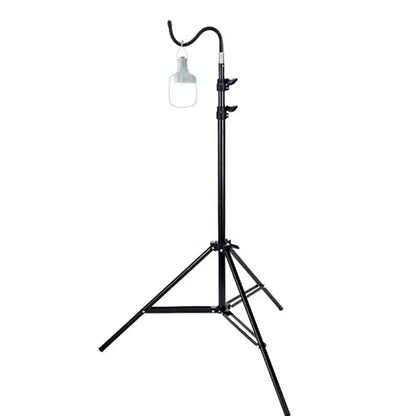 2m Campinglight Stand Folding Telescoping Tripod Adjustable Lightweight Aluminium Floor Lamp Holder Tripod Camping Accessories