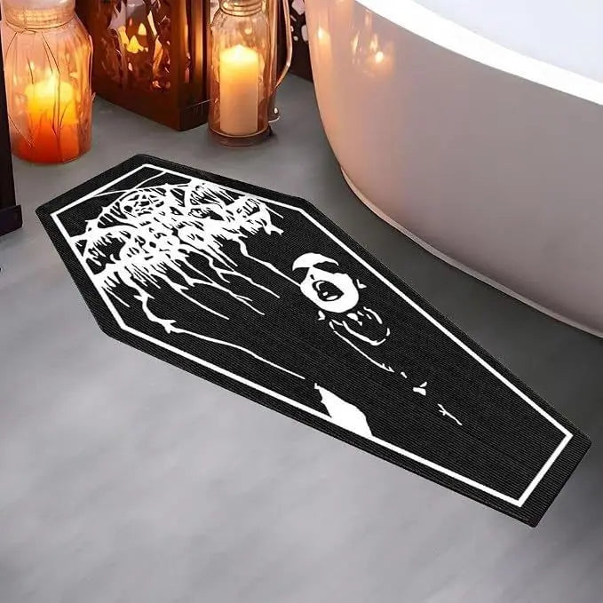 Modern Halloween Party Decoration Floor Mats Antiskid Washable Living Room Sofa Carpet Easy Clean Bedroom Bedside Mat Customized
