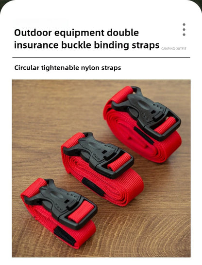 4/2/1PCS Cargo Tie Luggage Lash Belt Strap Buckle Camping Nylon Travel Kits Buckle Tie-Down Belt Cargo Straps for Travel Camping