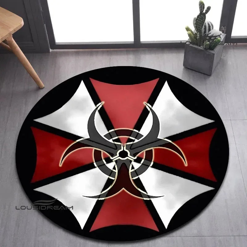 MINISO Biochemical Umbrella Round Carpet Non -slip Carpet Bedroom Decor Living Room Decoration Outdoor Rug Birthday Gifts INS