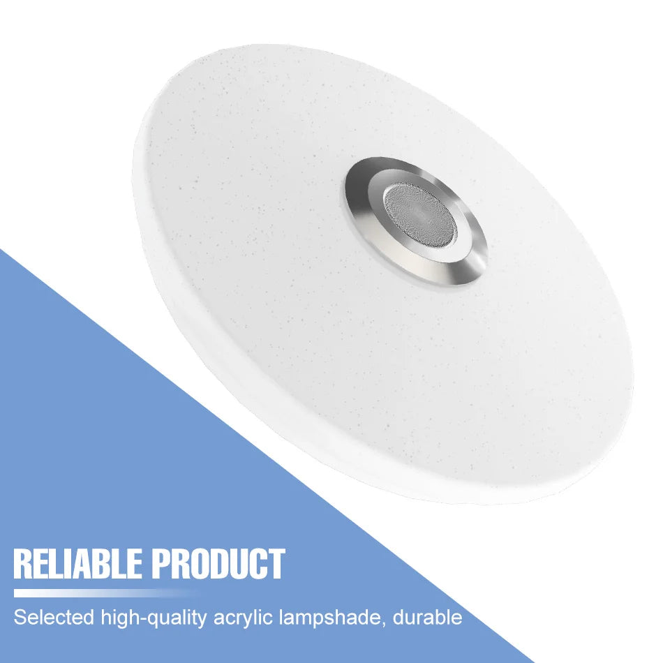Modern Ceiling Lamps RGB Dimming Home Lighting APP Bluetooth Music Light 52W 36W Smart Ceiling Lights With Remote Control AC220V